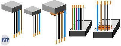 Vergussmodule mit Anschlu�litzen